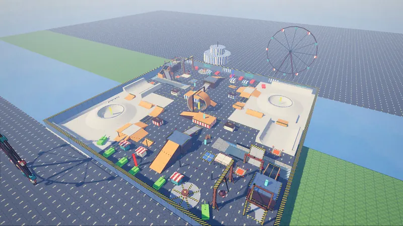 Rustbowl: a derelict daredevil fair built for stunts